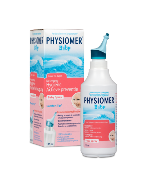 Physiomer Hygiène Nasale Nourrissons - Spray Eau De Mer Micro-diffusion, 115ml, Sans Conservateur