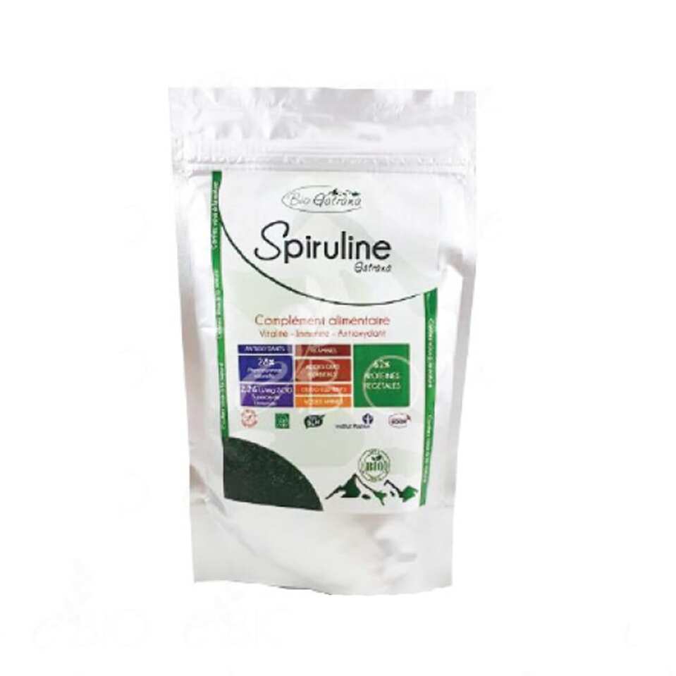 Spiruline Bio En Paillettes 100g - Conditionnée En France - Vegan - Anti-fatigue