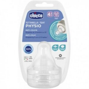 CHICCO PHYSIO TETINES 2 PIECES 4M+