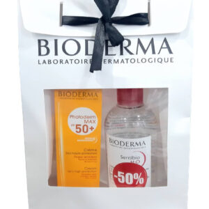 BIODERMA COFFRET PHOTODERM AQUAFLUID SPF 50+ AVEC SENSIBIO H2O 250 ML OFFERT