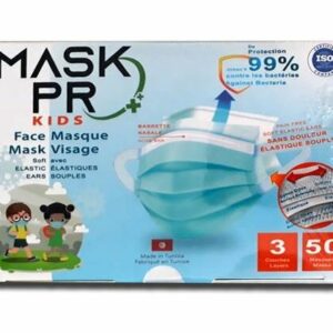 MASQUE CHIR KIDS MASK PR B/50