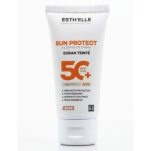 ESTH ELLE SUN PROTECT ECRAN SOLAIRE SPF 50+ ROSE, 50GR
