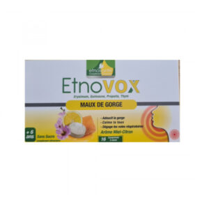 ETNOVOX MAUX DE GORGE MIEL CITRON BT/16