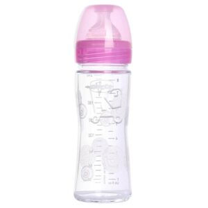 CHICCO BIBERON EN VERRE ROSE 0-6 M 240ML