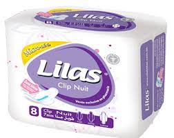 LILAS PACKET CLIP NUIT 7MM -10 PIECES