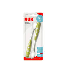 NUK CUILLERE B/2 6M+ BLEU ET VERT