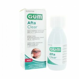 GUM AFTA CLEAR BAIN DE BOUCHE 120 ML