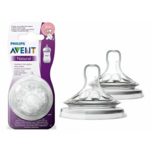 AVENT NATURAL TETINE 2 PIECES 3M+