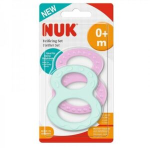 NUK ANNEAUX EN 8 0M+ 2 PIECES