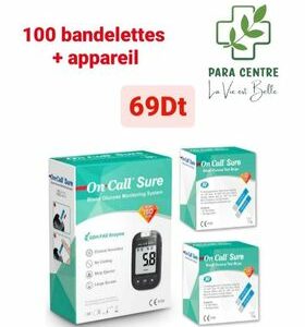 Coffret Glucomètre On Call sure + 100 bandelettes
