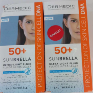 DERMEDIC SUNBRELLA ULTRA-LIGHT FLUID SPF50  40ML OILY+ 2EME GRATUITE