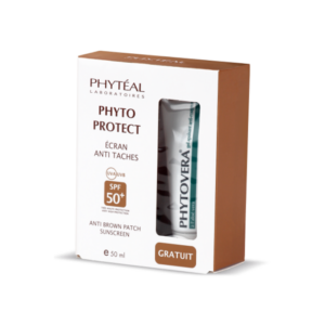 PHYTEAL PHYTO PROTECT écran anti tache Spf 50+ +  Gel PHYTOVERA Offert