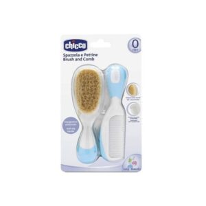 CHICCO BROSSE + PEIGNE BLEU ET ROUGE