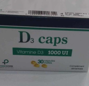 D3 CAPS 1000 UI 30 CAPSULES MOLLES