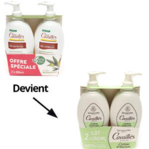 ROGE CAVAILLES SOIN LAVANT INTIME HYDRATANT LOT DE 2X250ML