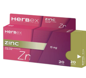 HERBEX ZINC 15MG - BT20