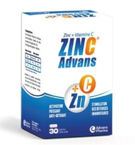 ZINC ADVANS B/30 GELULES