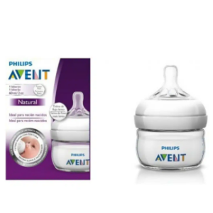 AVENT BIBERON NATUREL EN PLASTIQUE 60ML