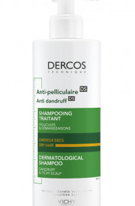 DERCOS SHAMPOOING ANTI PELL CHEVEUX SECS  390ML