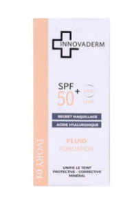 INNOVADERM FOND DE TEINT SPF 50+ IVORY (01)