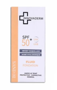 INNOVADERM FOND DE TEINT SPF 50+ SAND (02)