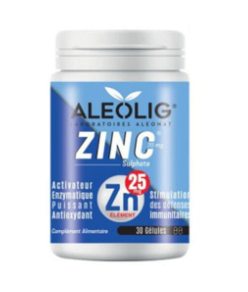 ALEONAT ALEOLIG ZINC 25 MG 30 GELULES