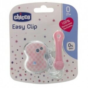 CHICCO ATTACHE SUCETTE ROSE