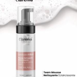 CLARENIA MOUSSE NETTOYANTE ECLAIRCISSANTE 150ML