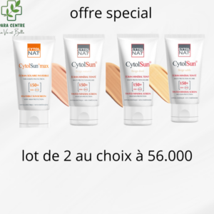 CYTOLNAT CYTOLSUN ECRAN SPF 50+ LOT DE 2