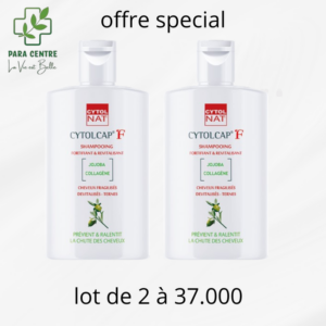 CYTOLCAP F SHAMPOOING FORTIFIANT  200 ML LOT DE 2