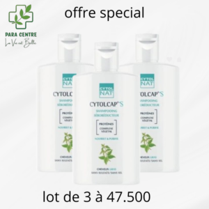 CYTOLCAP *S* SHAMPOING SEBOREDUCTEUR LOT DE 3