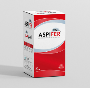 ASPIFER 120 MG BT/15 GELULES