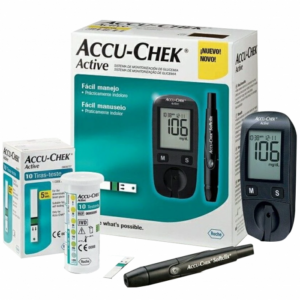 ACCU CHEK ACTIVE COFFRET60 BANDELETTES + LECTEUR