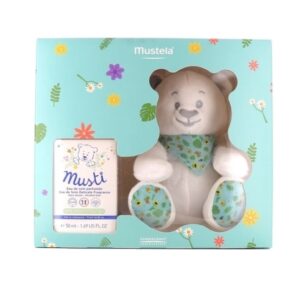 MUSTELA COFFRET BOY MUSTI EAU PARFUMEE+DOUDOU CADEAU