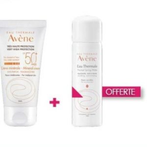 AVENE CREME MINERALE SPF50+50 ML+ EAU THERMALE  50ML