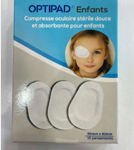 OPTIPAD STERILE 50*62 ENFANTS