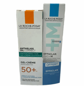 LA ROCHE POSAY ANTHELIOS OIL CORRECT SPF50+ + LA ROCHE POSAY EFFACLAR DUO+M OFFERT