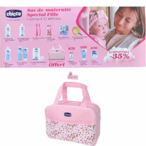 CHICCO SAC MATERNITE FILLE 12 ARTICLES