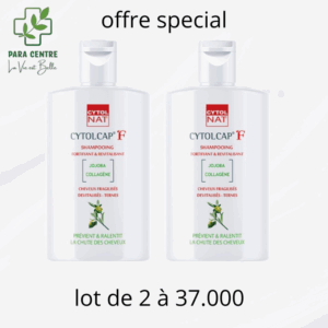 CYTOLCAP F SHAMPOOING FORTIFIANT  200 ML LOT DE 2
