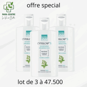 CYTOLCAP *S* SHAMPOING SEBOREDUCTEUR LOT DE 3