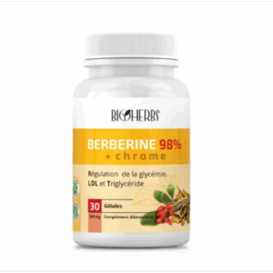 BIOHERBS BERBERINE 98%+ CHROME BT/30 GELULES