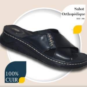 ORTHOPAX CLAQUETTE FEMME NOIR REF:S01