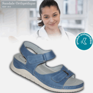 ORTHOPAX SANDALE FEMME BLEU REF:S04