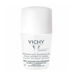 VICHY DEODORANT ANTI-TRANSPIRANT 48H PEAU SENSIBLE OU EPILEE 50ML