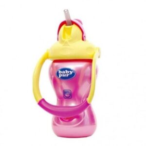 BABY PUR TASSE AVEC PAILLE ET ANSE 240 ML REF:B68