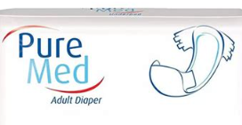 PURE MED COUCHE ADULTE MEDIUM 18 PIECES