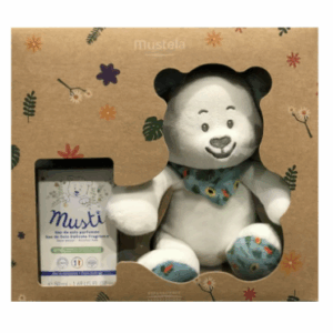 MUSTELA COFFRET BOY MUSTI EAU PARFUMEE+DOUDOU CADEAU