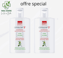 CYTOLCAP F SHAMPOOING FORTIFIANT  200 ML LOT DE 2