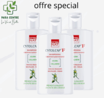 CYTOLCAP F SHAMPOOING FORTIFIANT  200 ML LOT DE 3