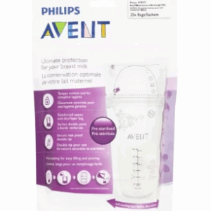 AVENT SACHETS CONSERVATION LAIT MATERNEL  25 PIECES 180 ML SCF603